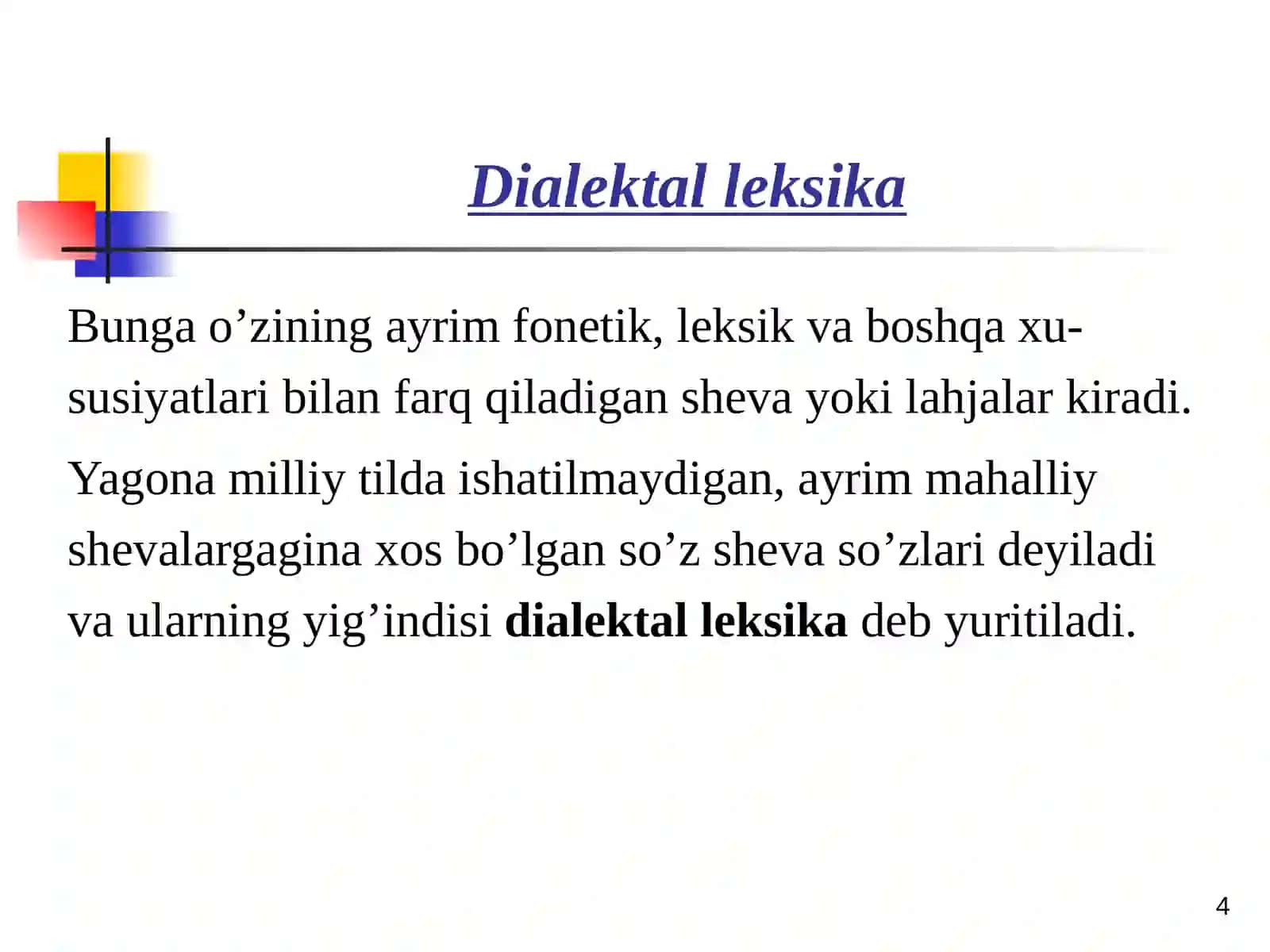 Umumxalq leksikasi 4