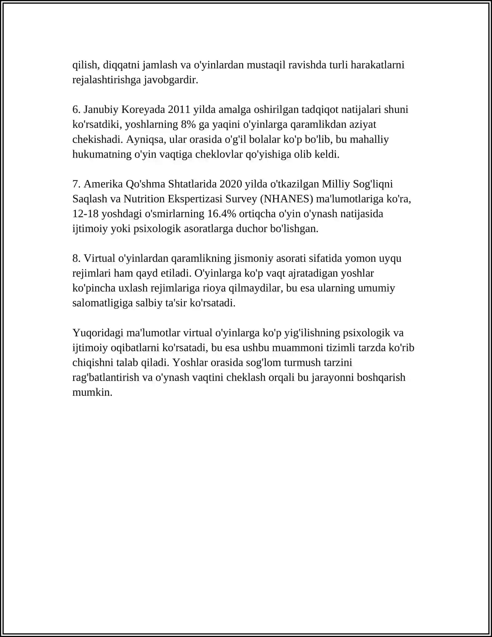VIRTUAL UYINLARNING ASORATLARI 4