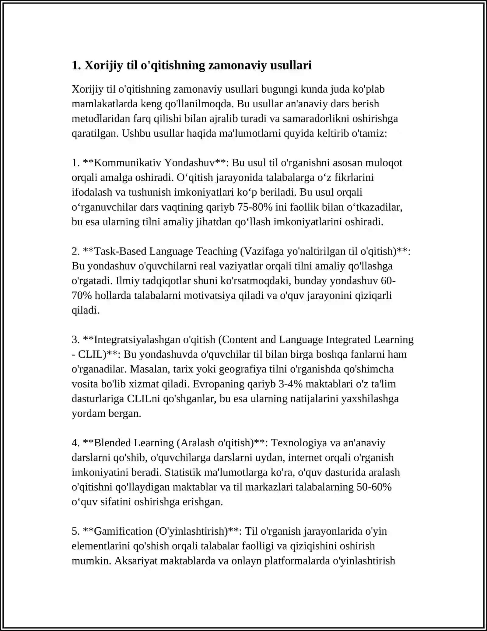 ZAMONAVIY TA'LIMDA XORIJIY TAJRIBALAR 4