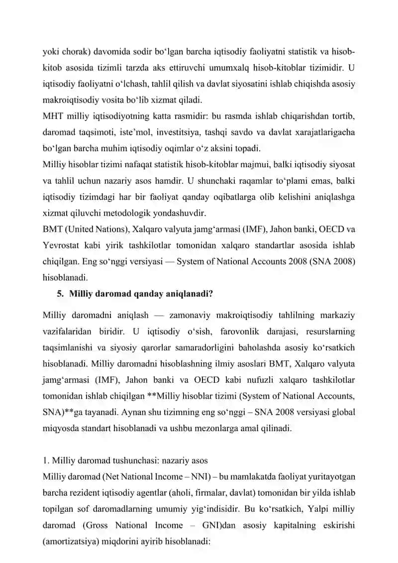 Jahon iqtisodiyoti fanidan savollar toʻplami. 4