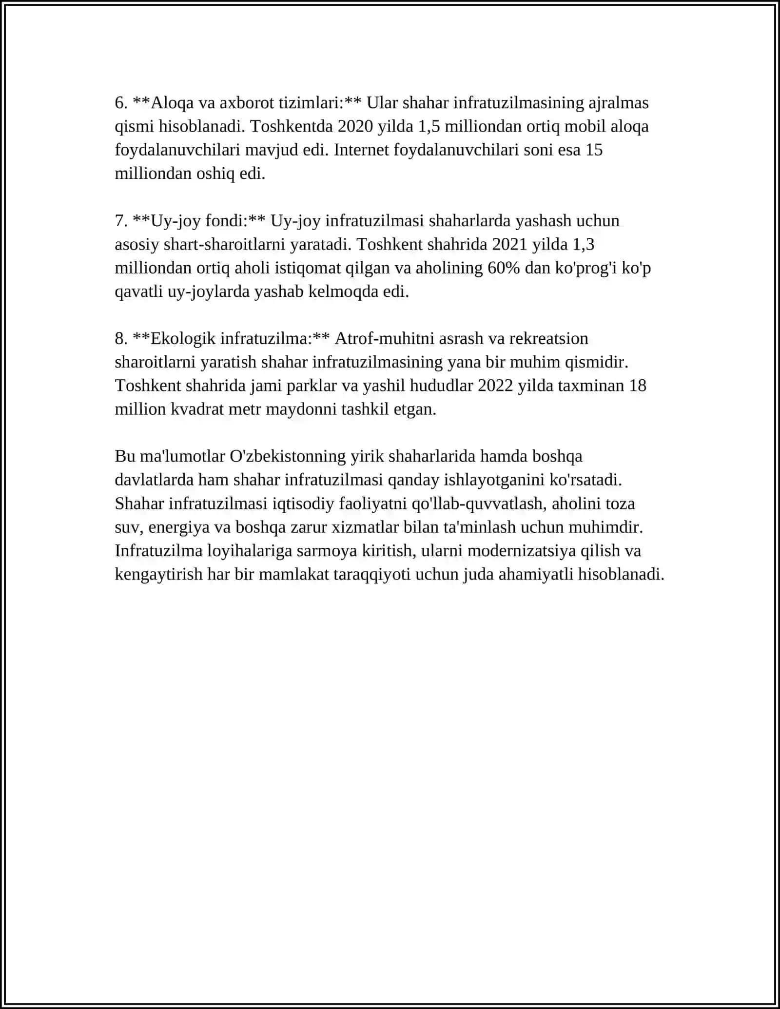 SHAHAR IQTISODIYOTINING RIVOJLANISHI 4