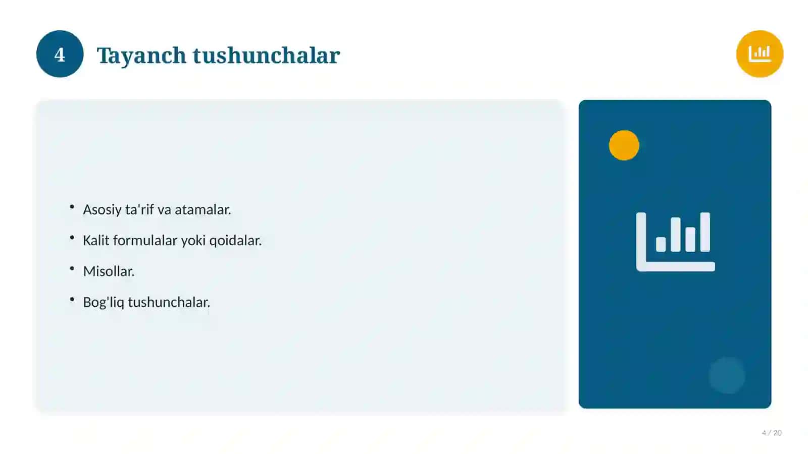 Odobnoma (tarbiya) fanidan 6-sinf: mustaqil ish topshiriqlari 4