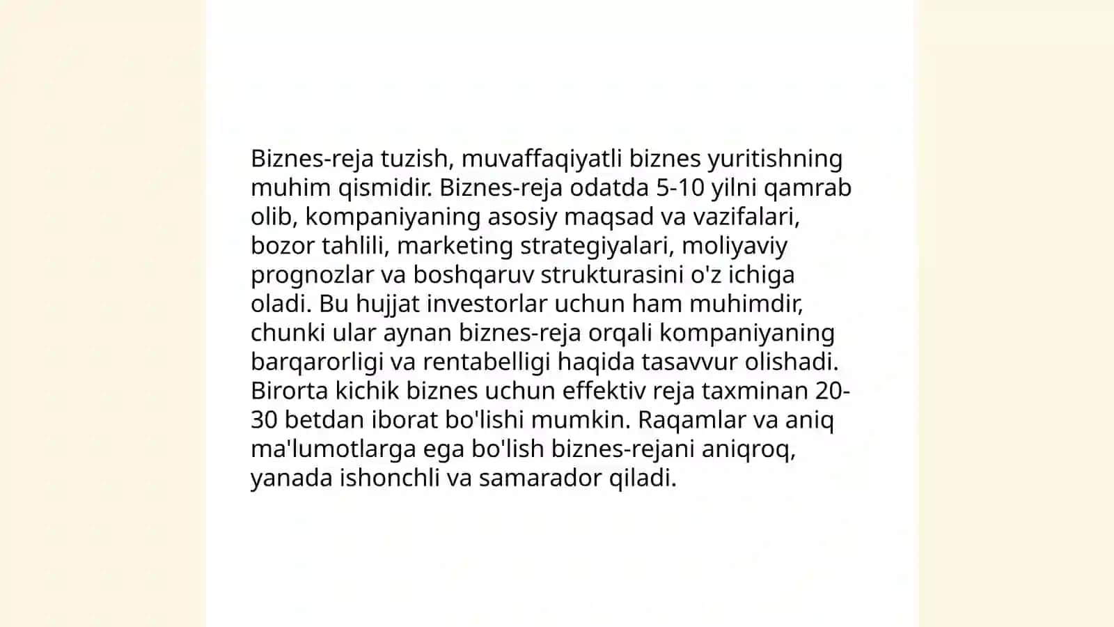 Tadbirkorlik faoliyati va shakllari 4