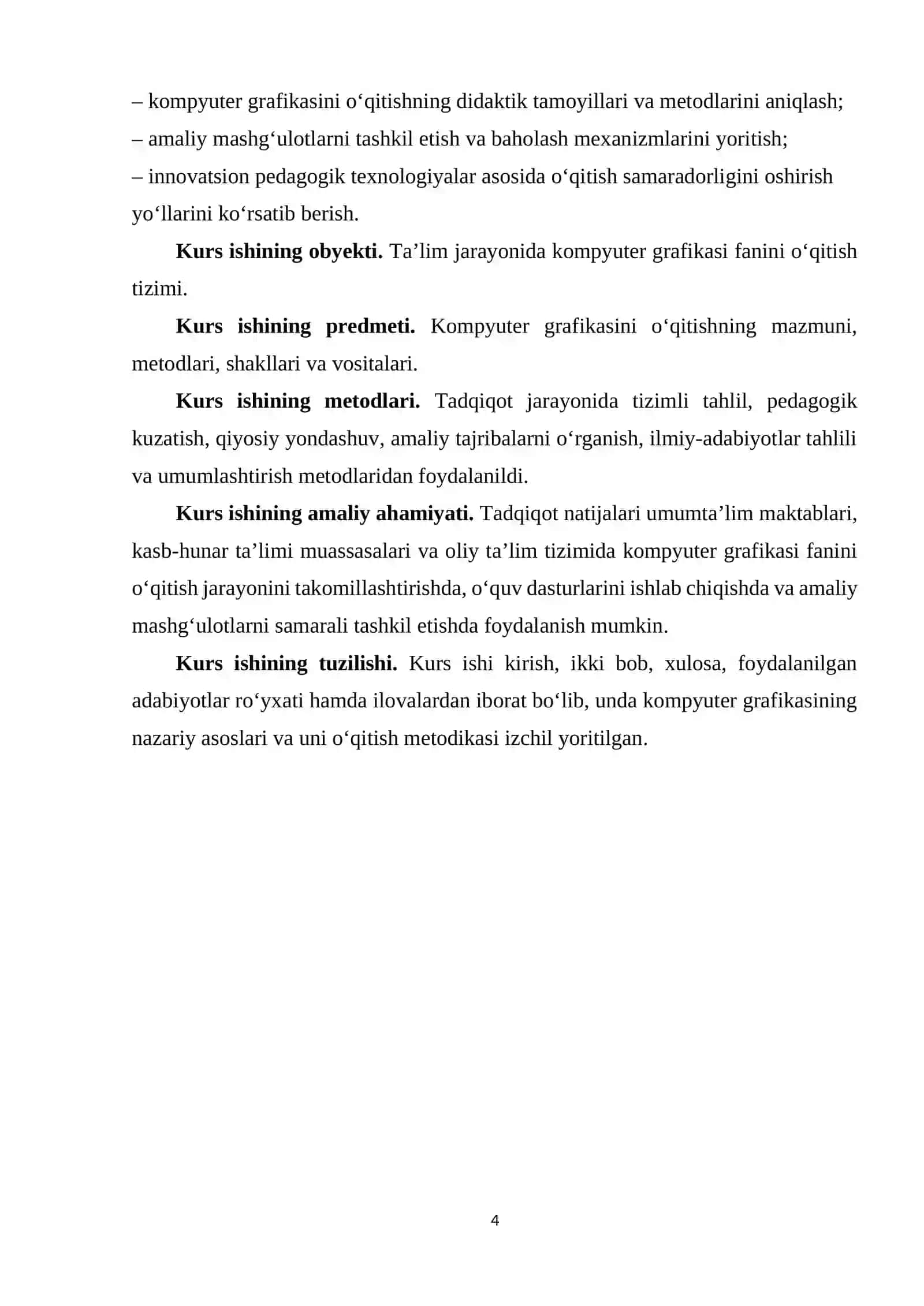 Kompyuter grafikasi va uni o’qitish metodikasi 4
