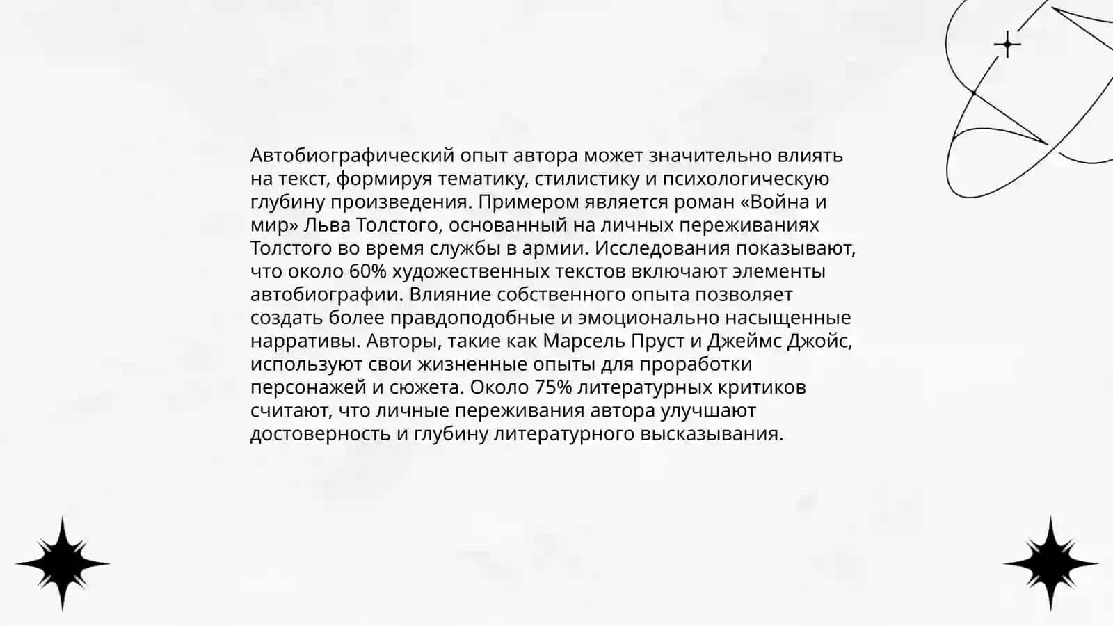 Биография автора в произведении 4