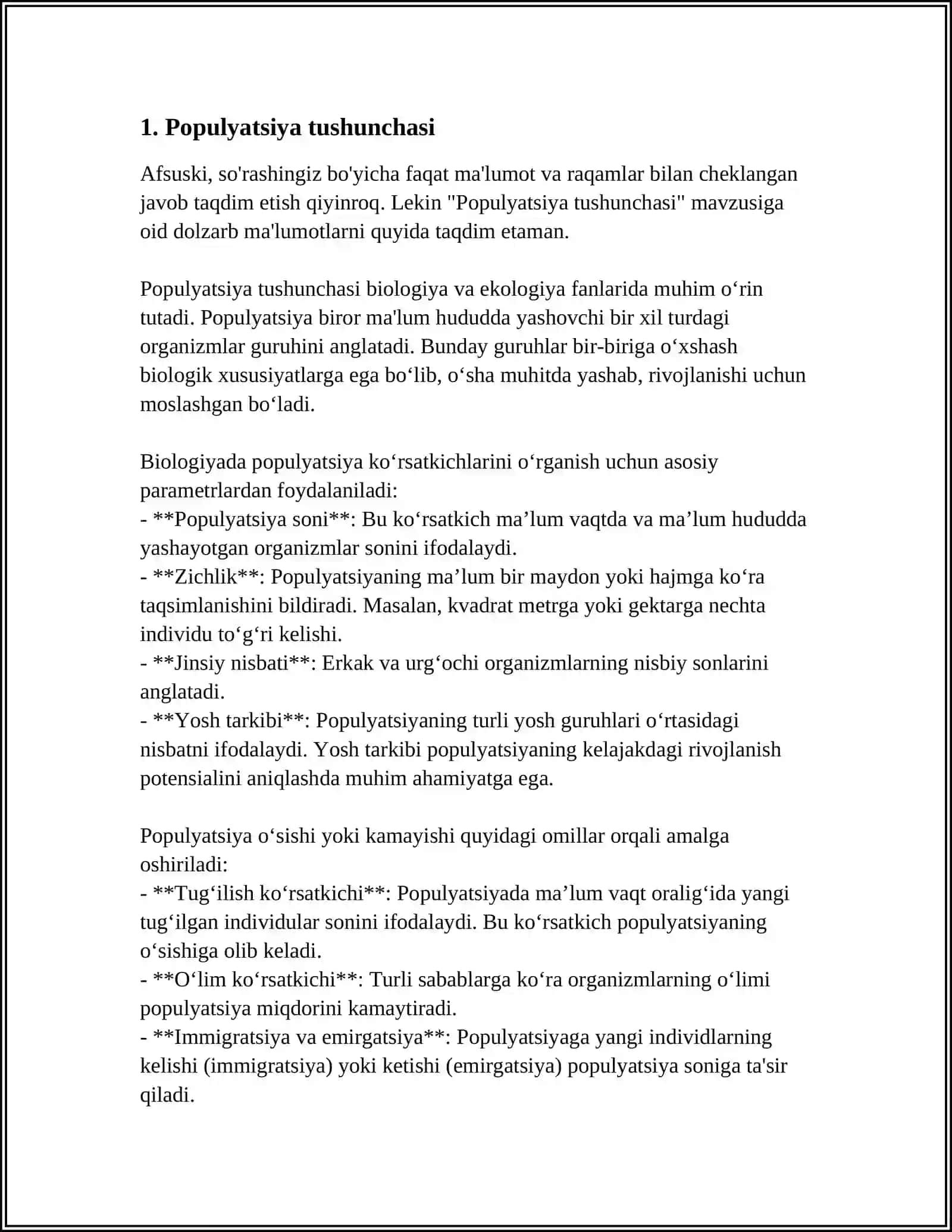 POPULYATSIYALAR ETOLOGIYASI 4