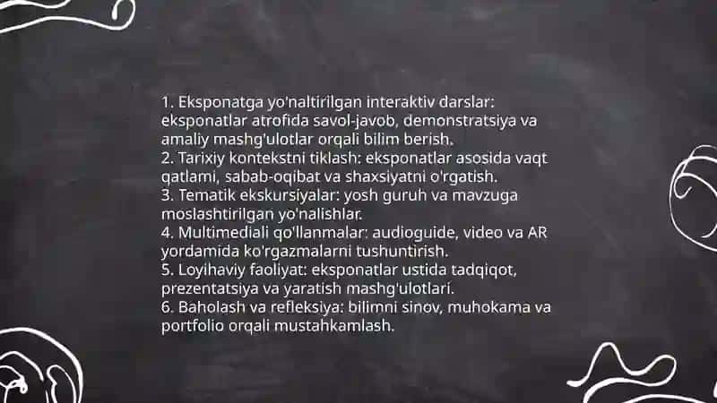 Kutubxona va muzey-talim,tarbiya va axborot maskani 4