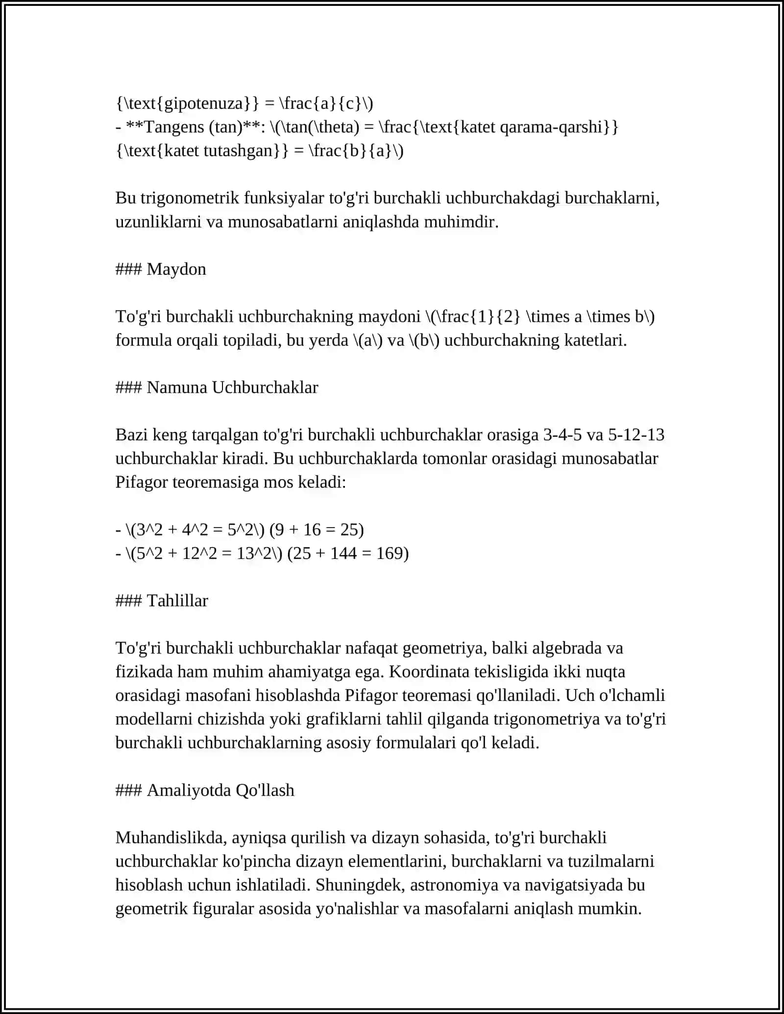MATEMATIKA FANIDAN DST YOZISH 4