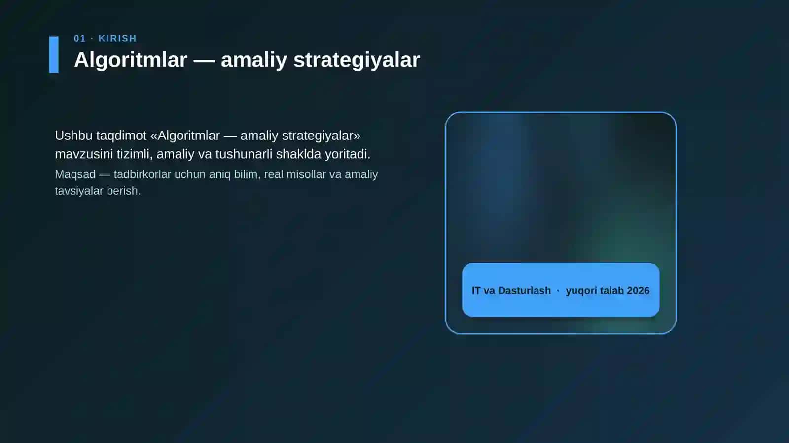 Algoritmlar — amaliy strategiyalar 4