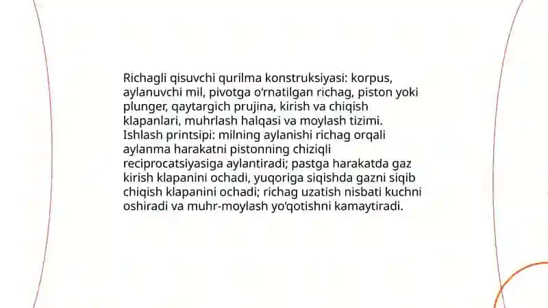 Richagli qisuvchi qurilmalar 4