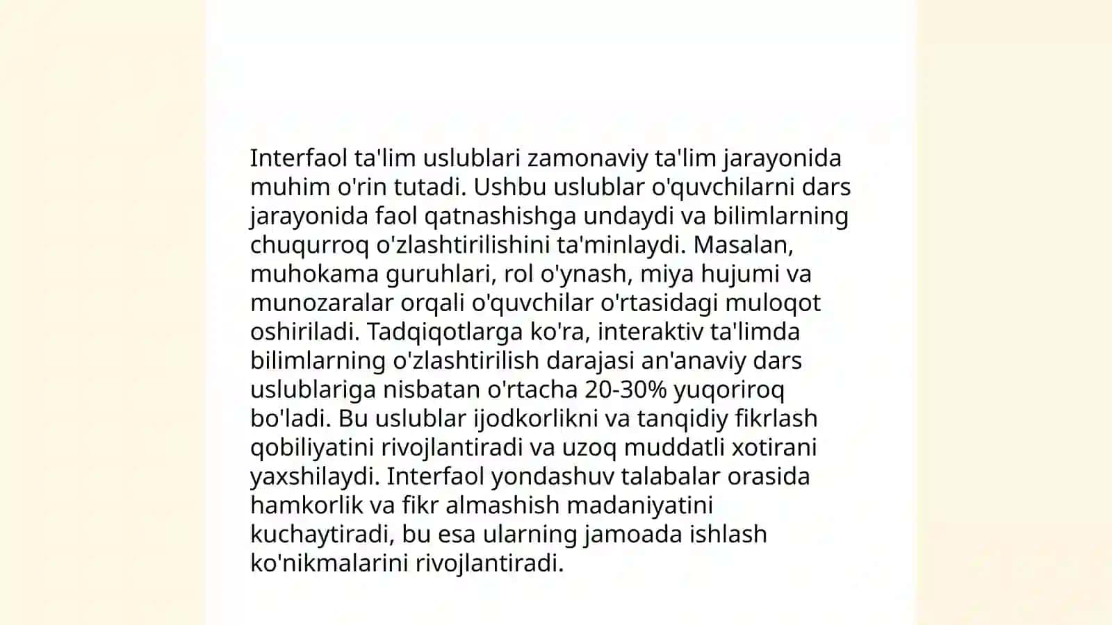 Ta'limda innovatsion mahsulotlar yaratish 4