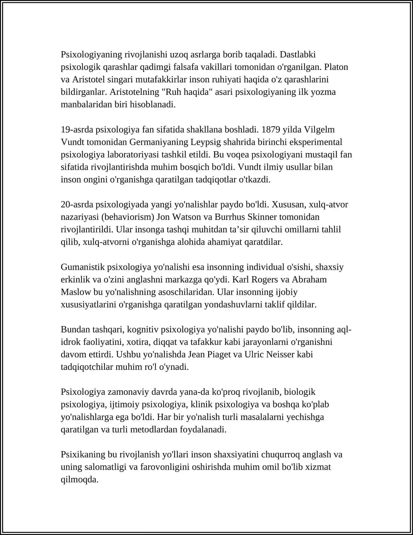 PSIXIKA VA ONGNING TARAQQIYOTI 4