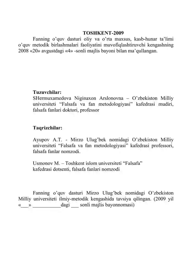 FALSAFA TARIXI VA NAZARIYASI 4