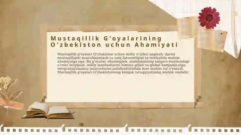 O'zbekistonda mustaqillik g'oyalarining tarixiy asoslari 4
