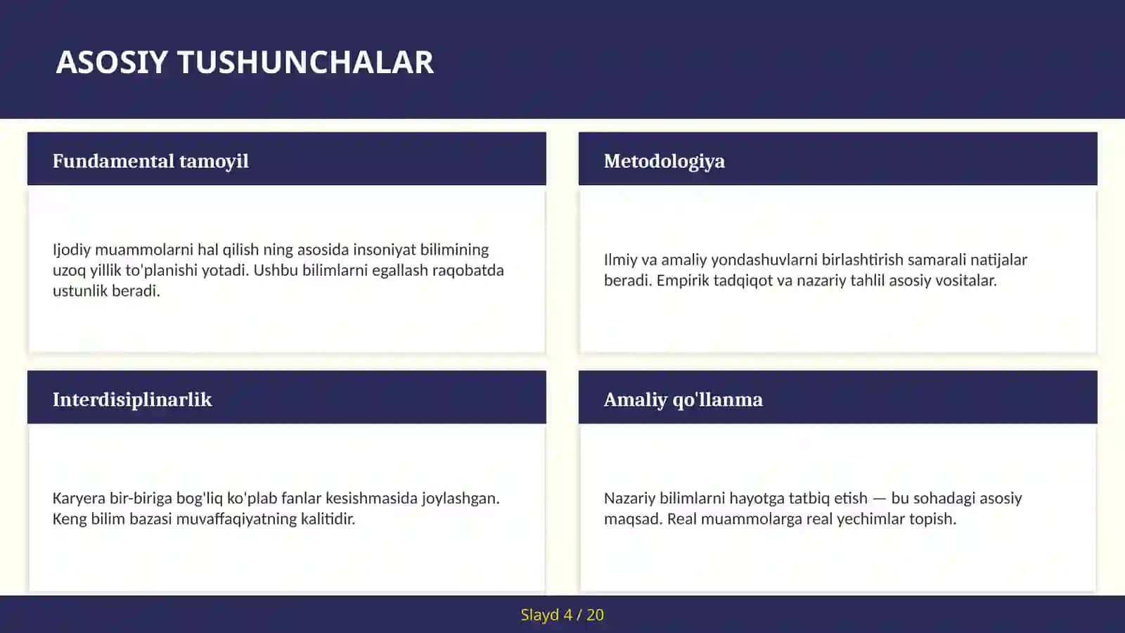 IJODIY MUAMMOLARNI HAL QILISH 4