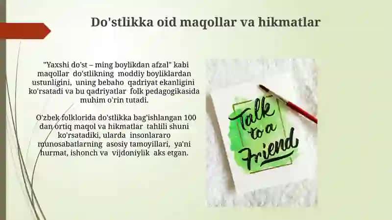 Dostonlarning xalq pedagogikasida òrni va ahamiyati 4