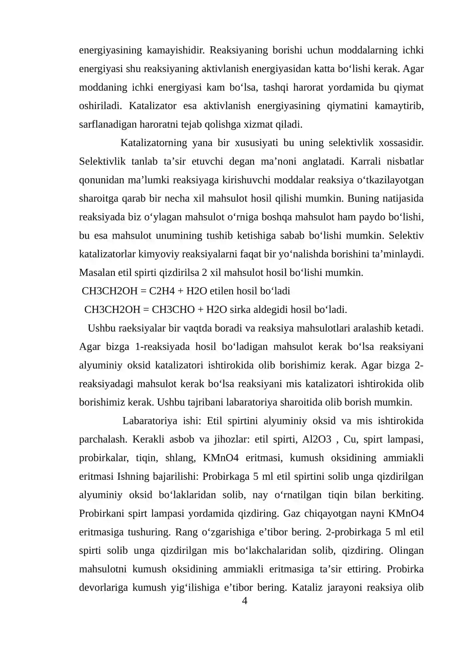 KATALIZATORNING AYRIM FIZIK XOSSALARI. 4