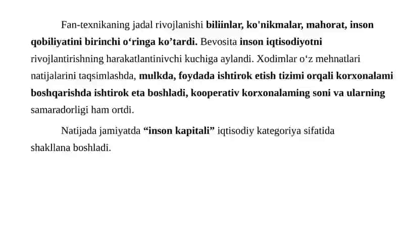INSON KAPITALI IQTISODIYOTI 4