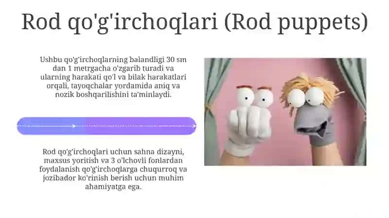 Qo'g'irchoq teatr turlari 4