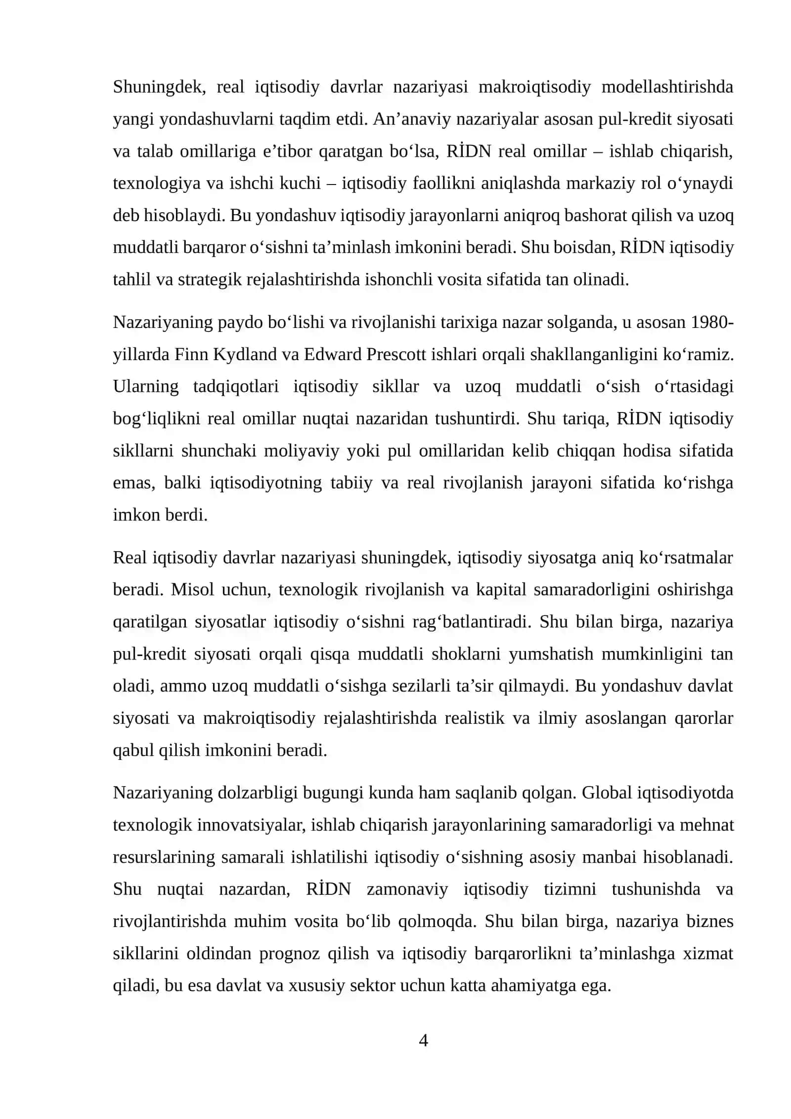 REAL IQTISODIY DAVRLAR NAZARIYASI 4