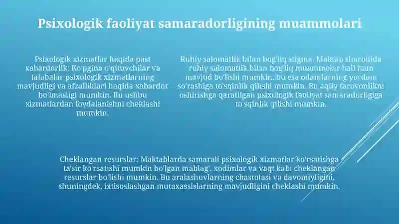 Maktablarda Psixologik Faoliyatni Samaradorligini Oshirish 4