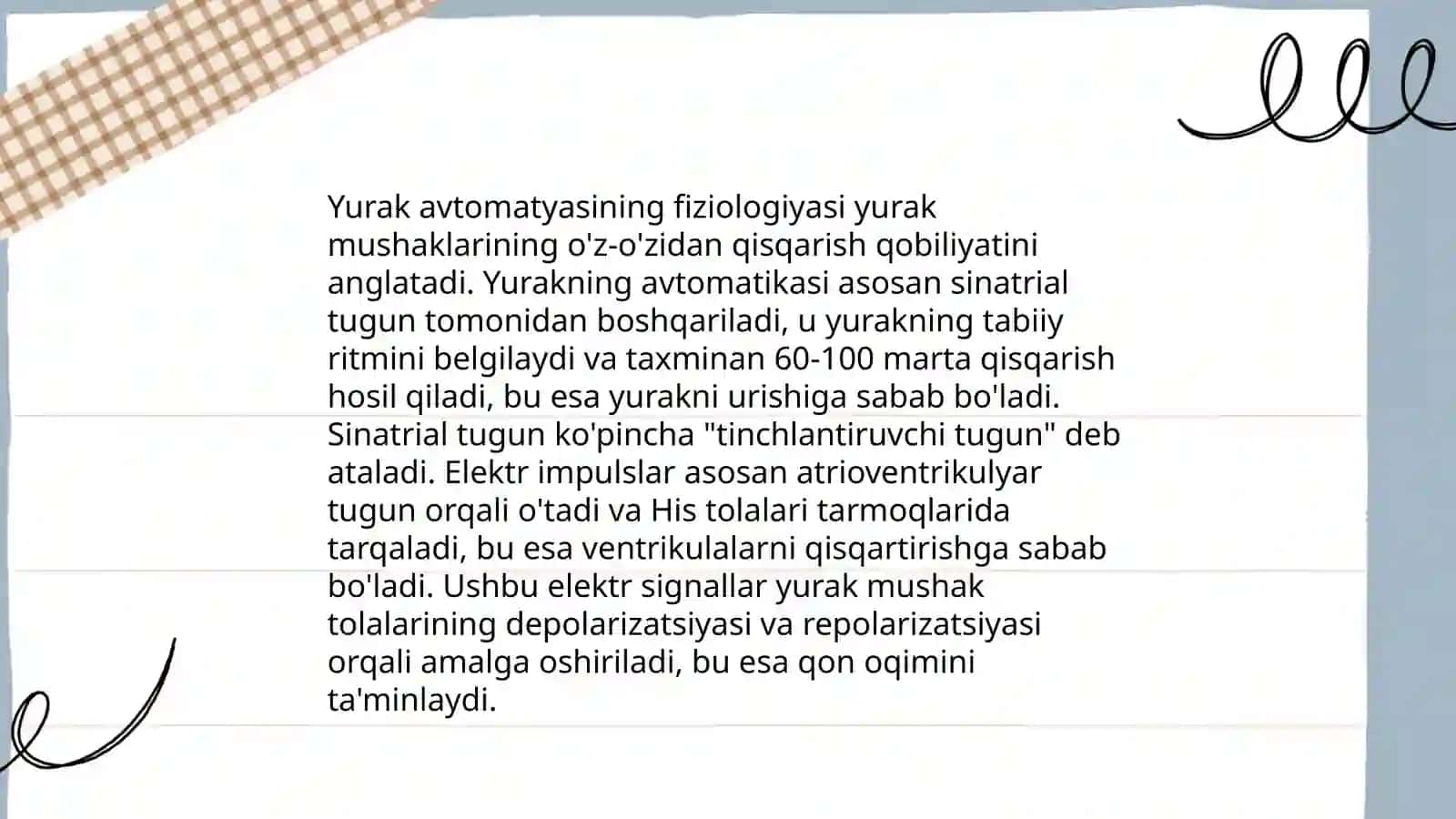 Yurak avtomatyasining tabiati 4