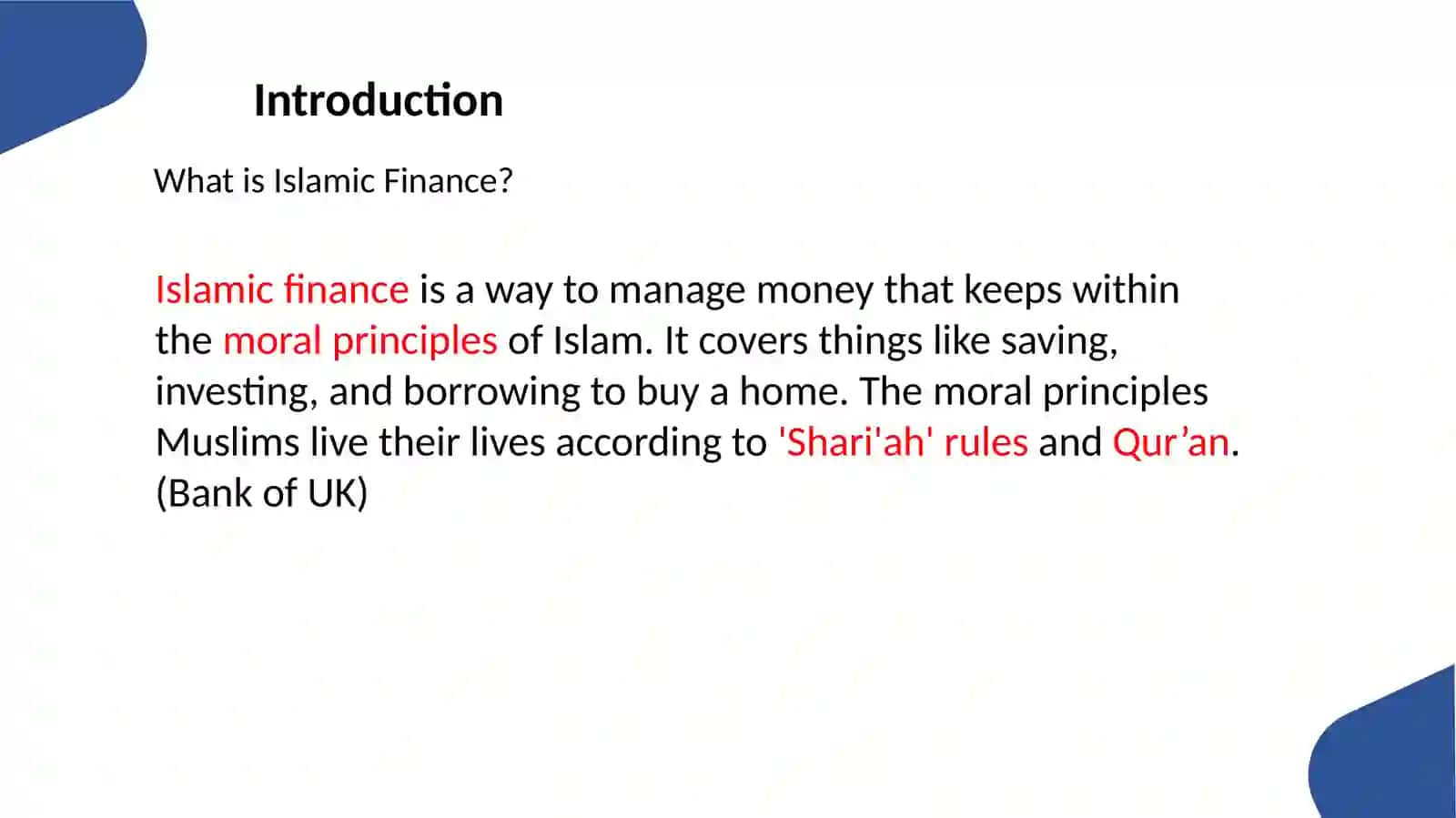 Investments in Islamic Finance and its Introduction to the Economy of Uzbekistan 4