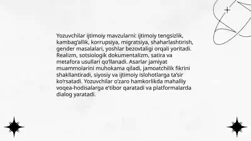 Hozirgi adabiy jarayon manzaralari 4