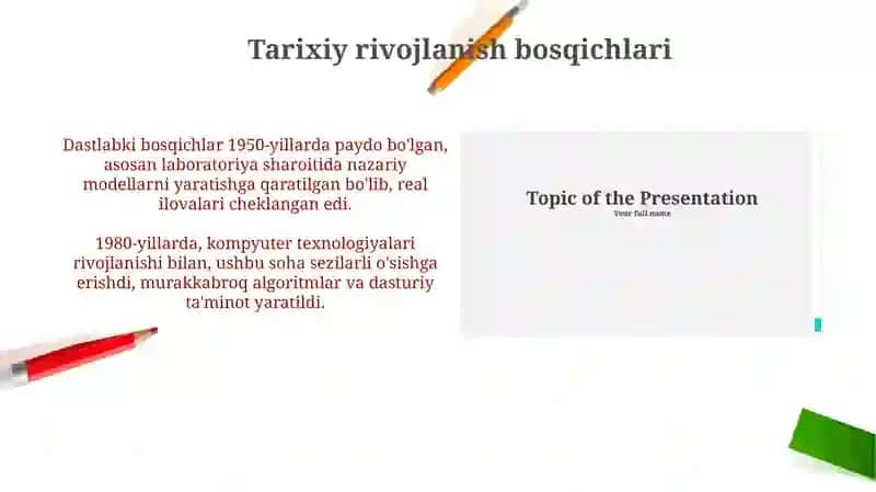 Mavzu ta'rifi va asosiy tushunchalar 4