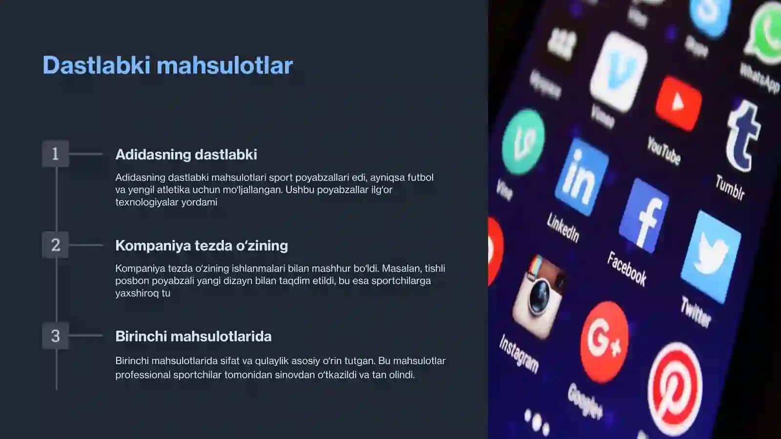 Adidas kompaniyasi evalyutsiyasi 4