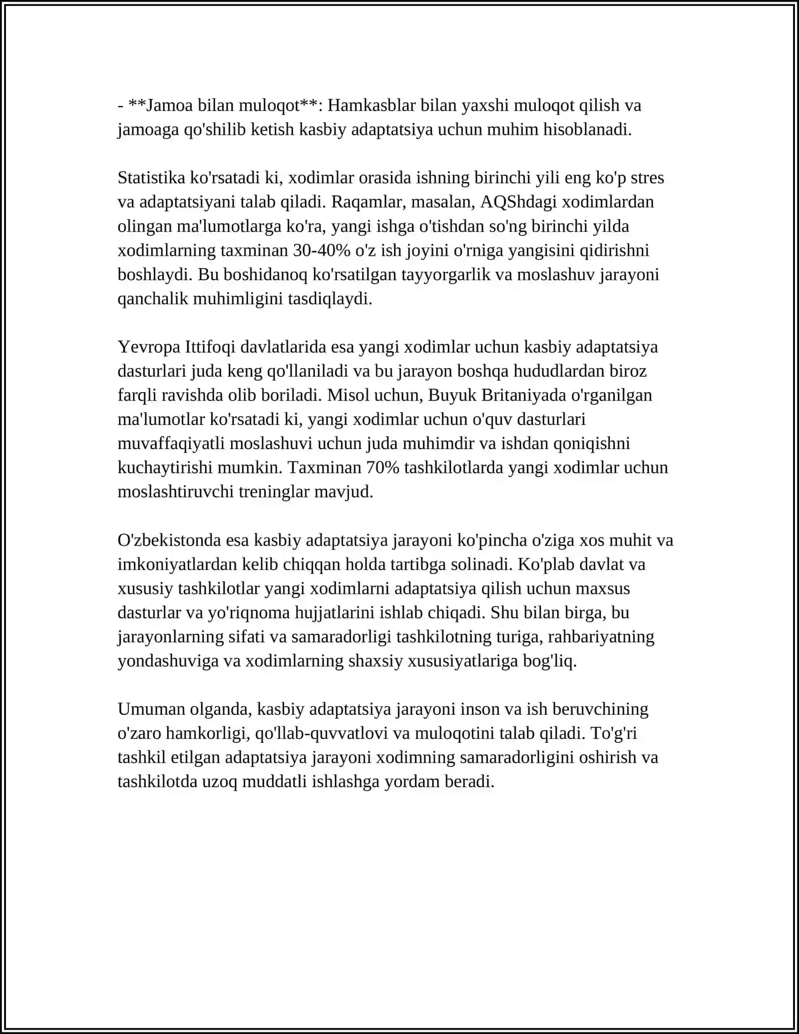 Kasbiy Adaptatsiya va Reoriyetatsiya 4