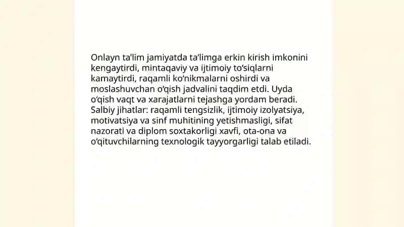 Jamiyat axborotlashuvining salbiy va ijobiy jihatlari 4