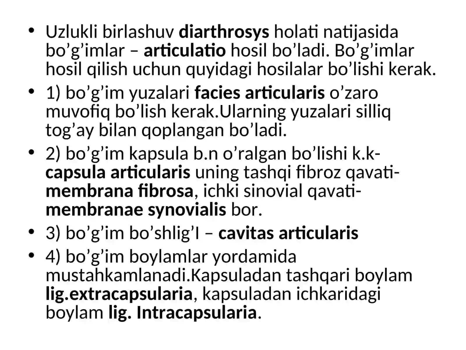 Suyaklarning birlashuvi to’g’risida umumiy ma’lumot 4
