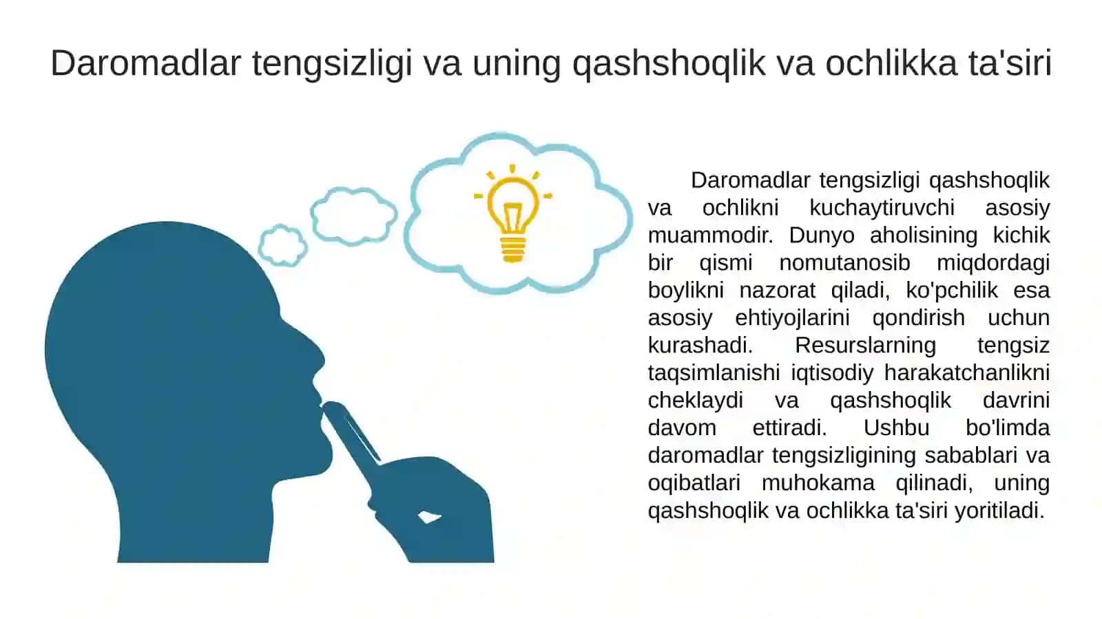 Jahon xoʻjaligida kambagʻallik va ochlik muammolari 4