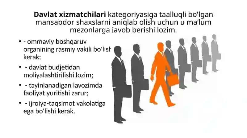 Davlat boshqaruvida davlat xizmati 4