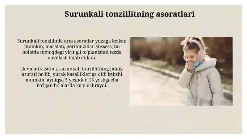 Surunkali bronxit va surunkali tonzillit: Sabablari, belgilari va diagnostikasi 4