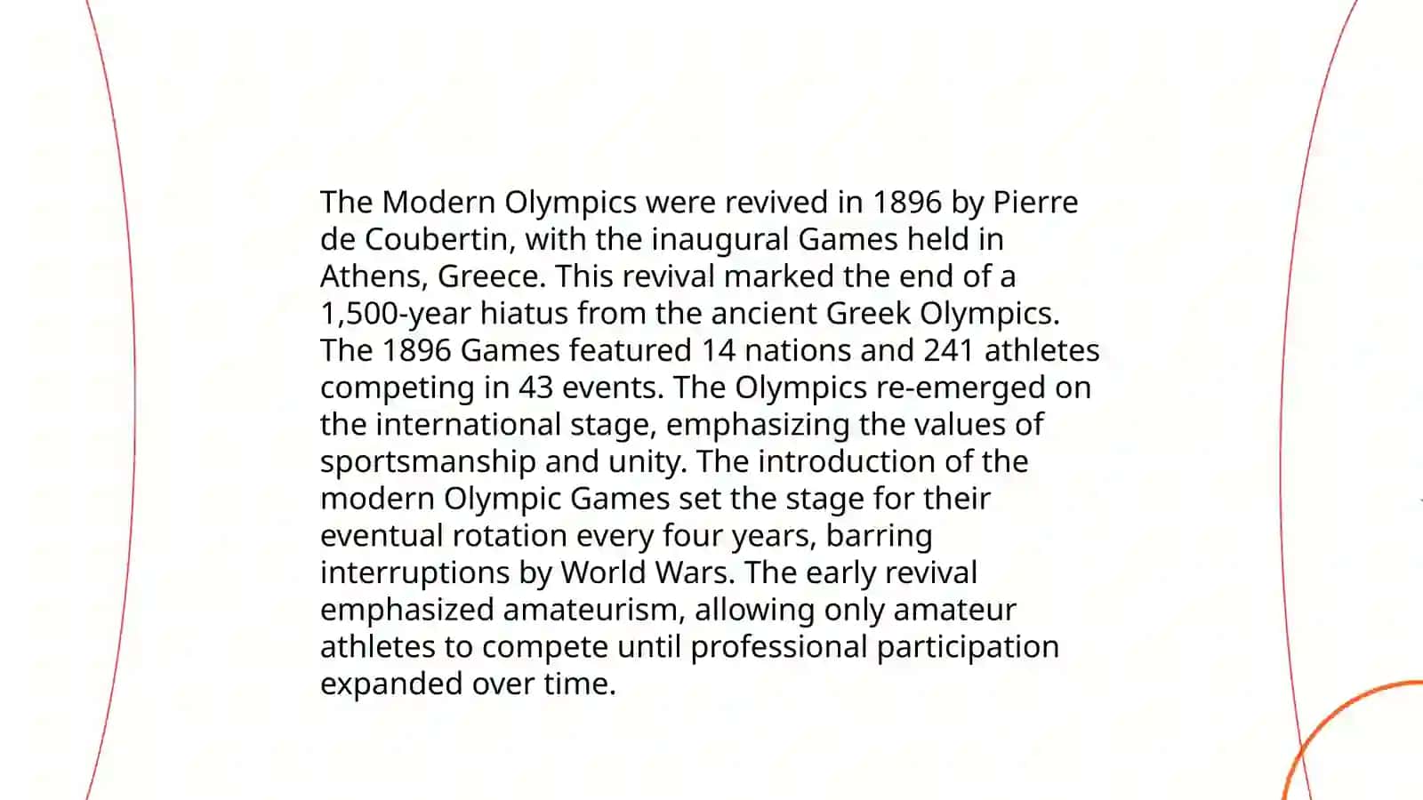 The order of Olympia games 4