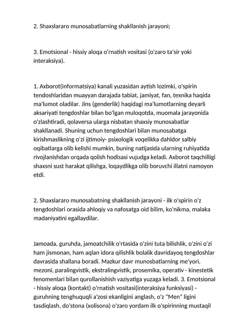Ilk o'spirinlik davrida psixik rivojlanish 4