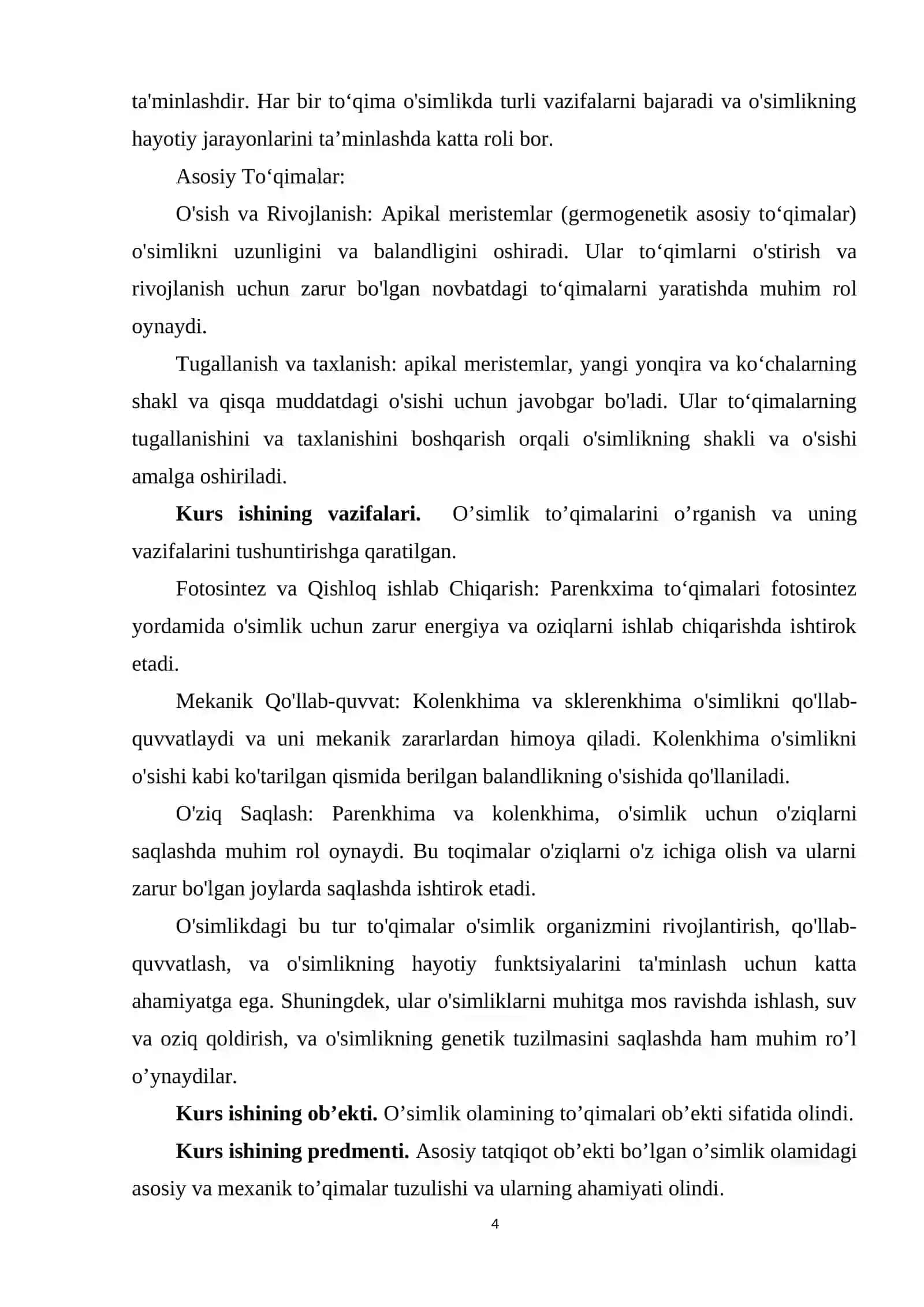 Uchki yon bo'gim oralig'i meristemalari 4