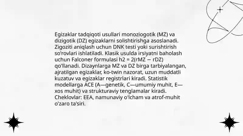 Antropogenetika usullari 4
