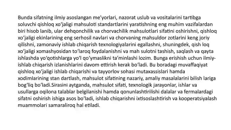 MAHSULOTNI SARALASH TARTIBI 4