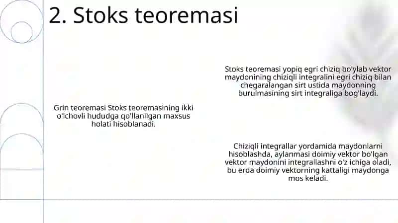 Chiziqli Integrallar: Ta'rif va Xossalari 4