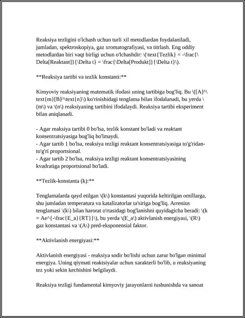 KIMYOVIY KINETIKA KIMYOVIY MUVOZANAT 4