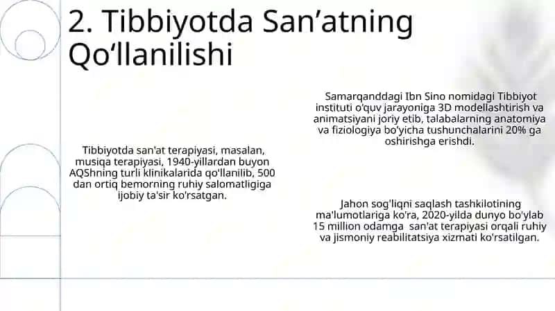 Tibbiyot va San'at 4