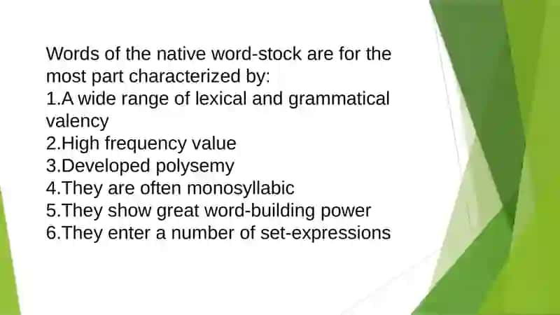 THE ETYMOLOGY OF MODERN ENGLISH VOCABULARY 4