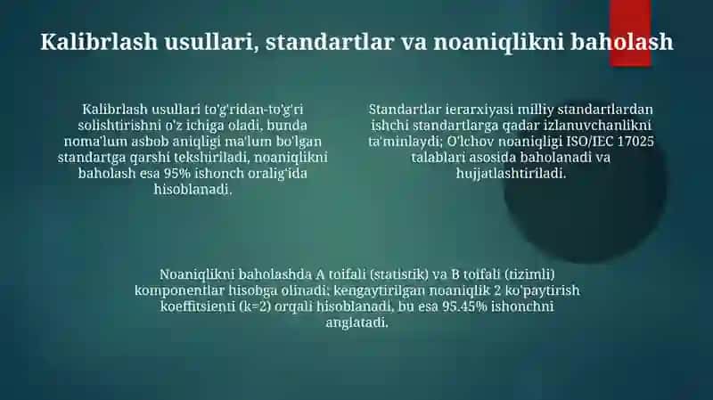 Elektroʻlchovasboblarinikalibrlash 4