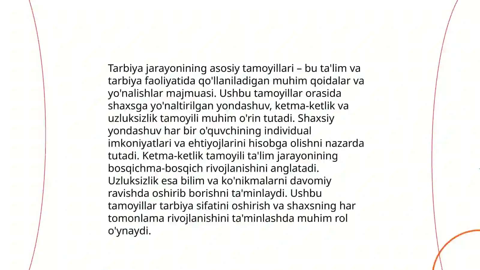 Tarbiyaning mazmuni va asosiy yoʻnalishlari 4