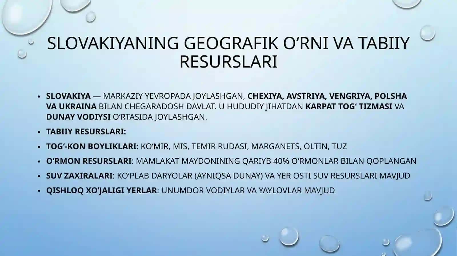 Slovakiya iqtisodiyoti 4