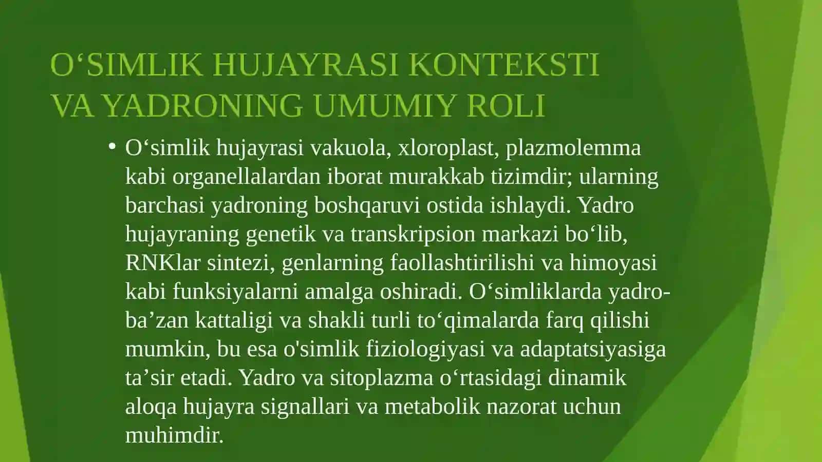 YADRO,XROMOSOMA, UNING TUZILISHI VA TARKIBI 4