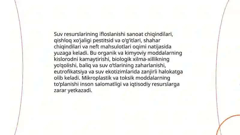 Ekalogiyaning tabiatga zaratlari 4